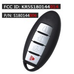 2013-2015 Nissan Pathfinder / 4-Button Smart Key / PN: S180144006 / KR5S180144014 (AFTERMARKET)